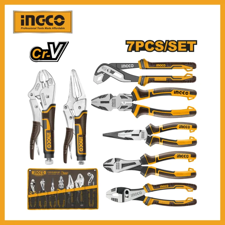 INGCO 7 Pcs Pliers Set COS23036